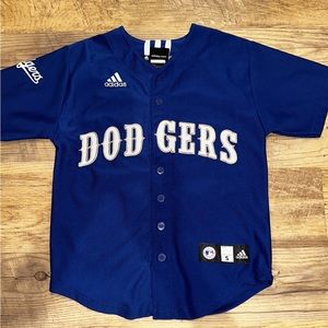 Youth Adidas Dodgers jersey size small